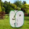 ESHATO Large Monarch Butterfly Cage, Collapsible Caterpillar Habitat with 5