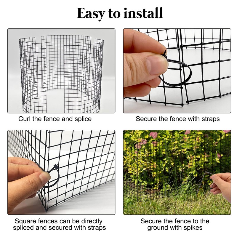 30 Pcs 24'' x 12'' Large Wire Plant Protector from