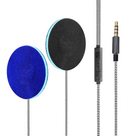 MMUSS Sleep Sport Headphones with Knit Wool Headband with Ultra Thin Stereo Speakers Control Button .Perfect for Sleeping,Running,Air Travel,Meditation and Relaxation (Black)