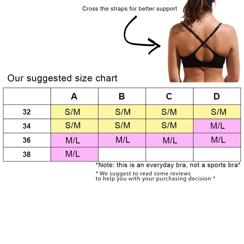 Blue 55 Bralette - brasier acolchado inalámbrico para mujer, sexy,