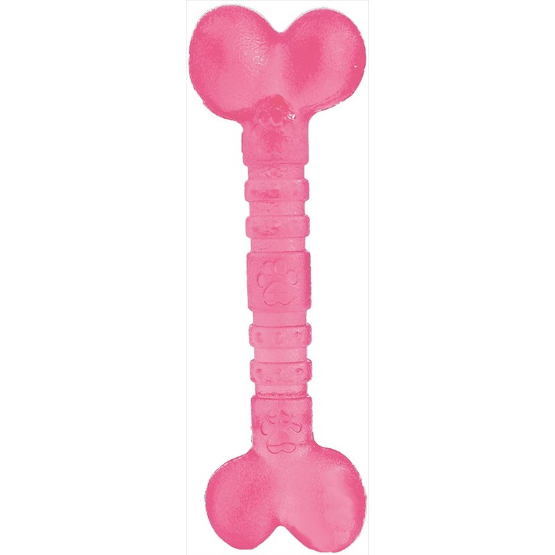 Rosewood Biosafe Puppy Bone Dog Toy, Pink