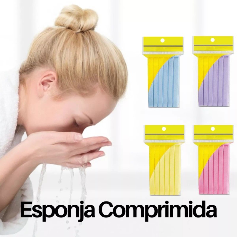 Universo en Linea Esponja Fibra Celulosa Natural Limpieza Facial Pachs