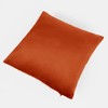 Sienna Matt Velvet Burnt Orange Cushion Covers, Pack of 2