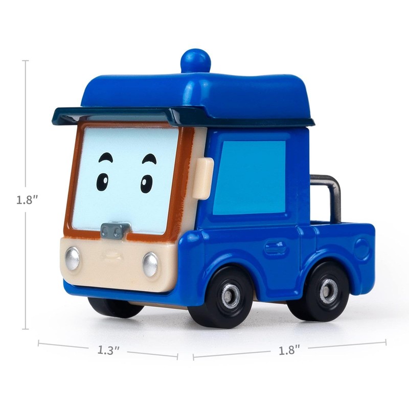 Robocar POLI Benny Die-Cast Mini Toy Collection– Construction Vehicle Role