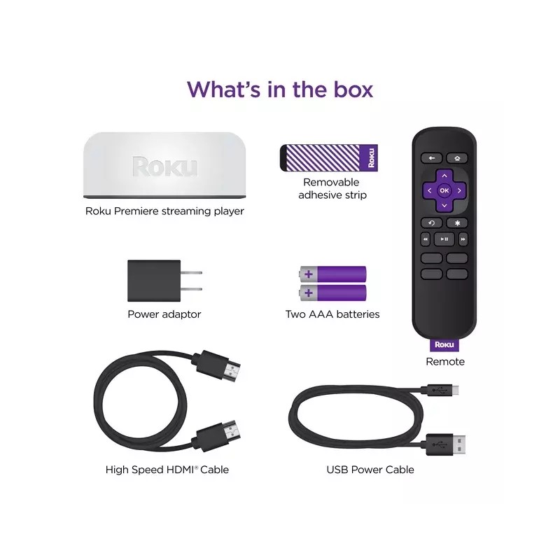 Roku Premiere | 4K/HDR Streaming Media Player with Premium High