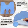 25 Pack Disposable Toilet Mats Absorbent Toilet Floor Protector from