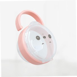 Hohopeti Case for Baby 2pcs Cartoon Pattern Holder Storage Box Safe Pp Material Easy to Clean Holder Case Clip and Holder for Infants Color