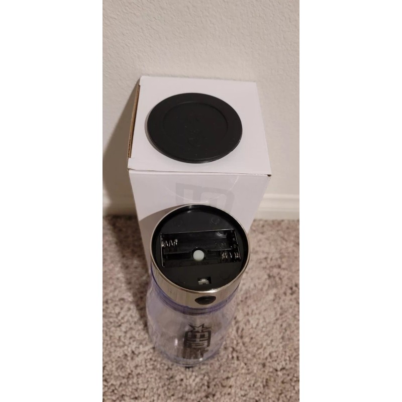 EHPLabs Electric Protein Shaker Bottle - 15oz Portable Shaker