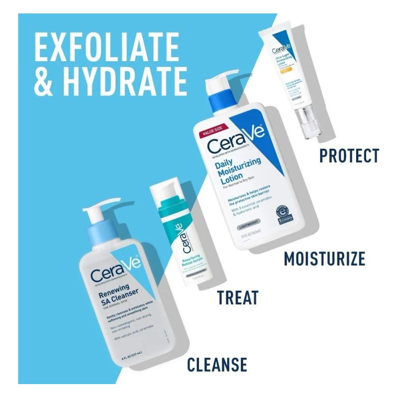 Gel Limpiador Facial CeraVe Renewing SA cleanser