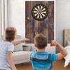 CODOHI Dart Board Wall Protector Felt Wood Grain Foldable Dart