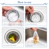 200Pcs Kitchen Sink Elastic Mesh Sink Filter Net Kitchen Sink