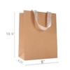 Brown Gift Bags, YACEYACE 10Pcs 8"x4.25"x10" Medium Size Kraft Paper