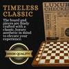 Regal Games Luxury Checkers Board Game for Adults & Kids