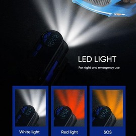 Tyre Inflator Portable Air Compressor 12V Auto Digital Air Pump for Car Tire, 150PSI DC 12V Auto Shut Off Tire Pump w/Pressure Gauge Car Bike Balls Pump LED Light LCD Digital Display Fast inflator