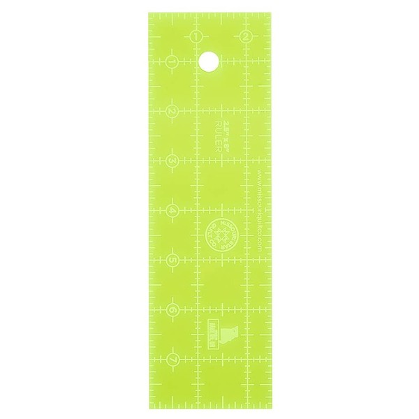 Acrylic Quilting Ruler, 2.5 inch x 8 inch | Small