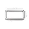 sourcing map Metal Rectangle Ring Buckles 31x15mm for Bags Belts