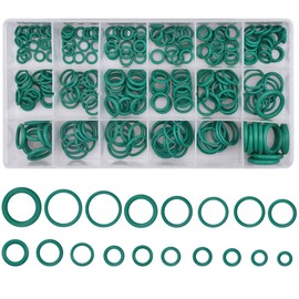 Dokpav Sealing Rings Set, 270 Pieces 18 Sizes O-Ring Assortment Kit, Rubber Seal Rings, Rubber Rings for Insulating Seal Washer Seals Air Conditioning Car Vehicle Repair