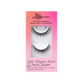 Lilly Lashes Pestañas Autoadhesivas (Medias Pestañas), Sin Necesidad de Pegamento Activadas por Calor Corporal, Reutilizables hasta 5 Veces, Fáciles de Aplicar y Quitar (Dreamchaser)