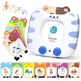 JoyCat English & Spanish Talking Flash Cards, Sight Words Game, Speech Therapy Toys, Autism Sensory Toy, Bilingual Language Toys, Phonics Flashcards:_English & Spanish 454 Words White (Bilingual)