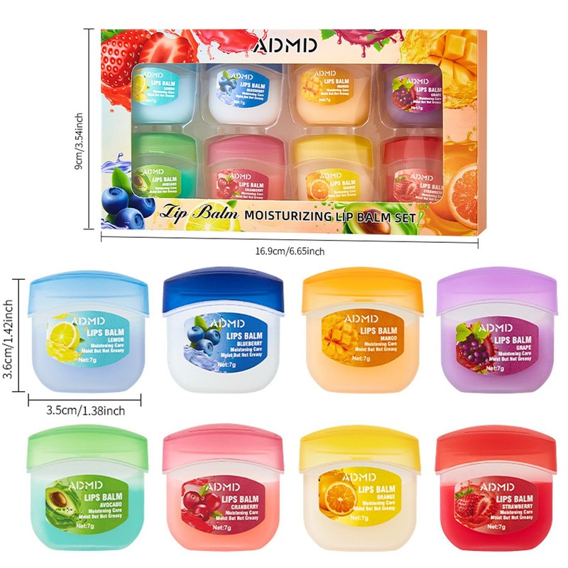 Lip Balm Set-Lip Balm Multipack, Deep Moisturizing Lip Mask Lip