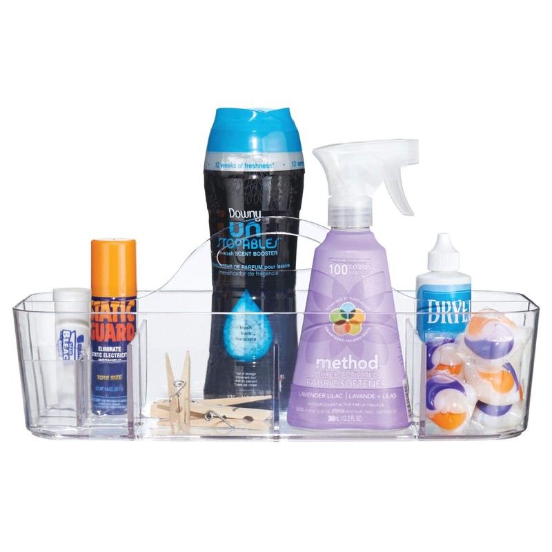 iDesign Clarity Cosmetic Organizer Tote for Vanity Cabinet to Hold