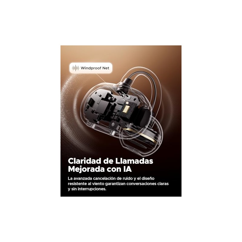 truefree C10 Audífonos Inalámbricos, Audífonos de Oído Abiertos con Clip,