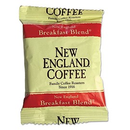 NEW ENGLAND COFFEE COMPANY Coffee Portion Packs, Breakfast Blend, 2.5 Oz Pack, 24/box