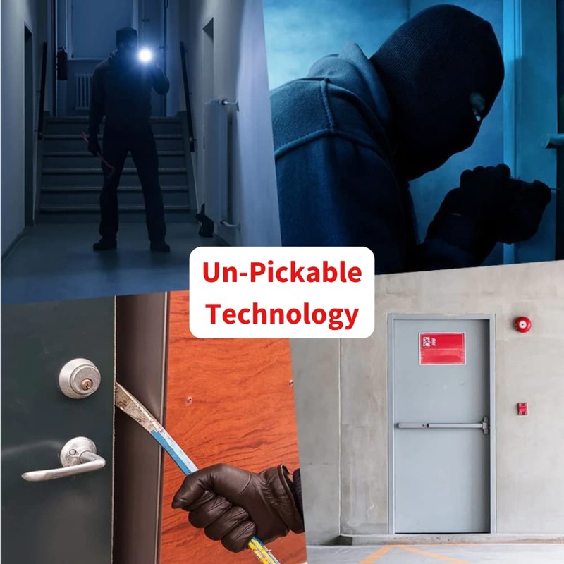 FlipLok High Security Door Lock - 10X Stronger Than a