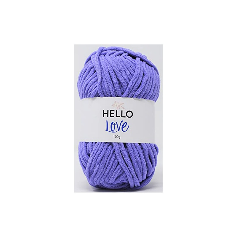 Hello Love Yarn, Grape, 100g