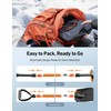 AstroAI 2" 1 Ice Scraper & Snow Shovel Kit, 47.2"