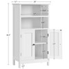Yaheetech Yaheetech Bathroom Floor Cabinet, Free Standing Cabinet with Double