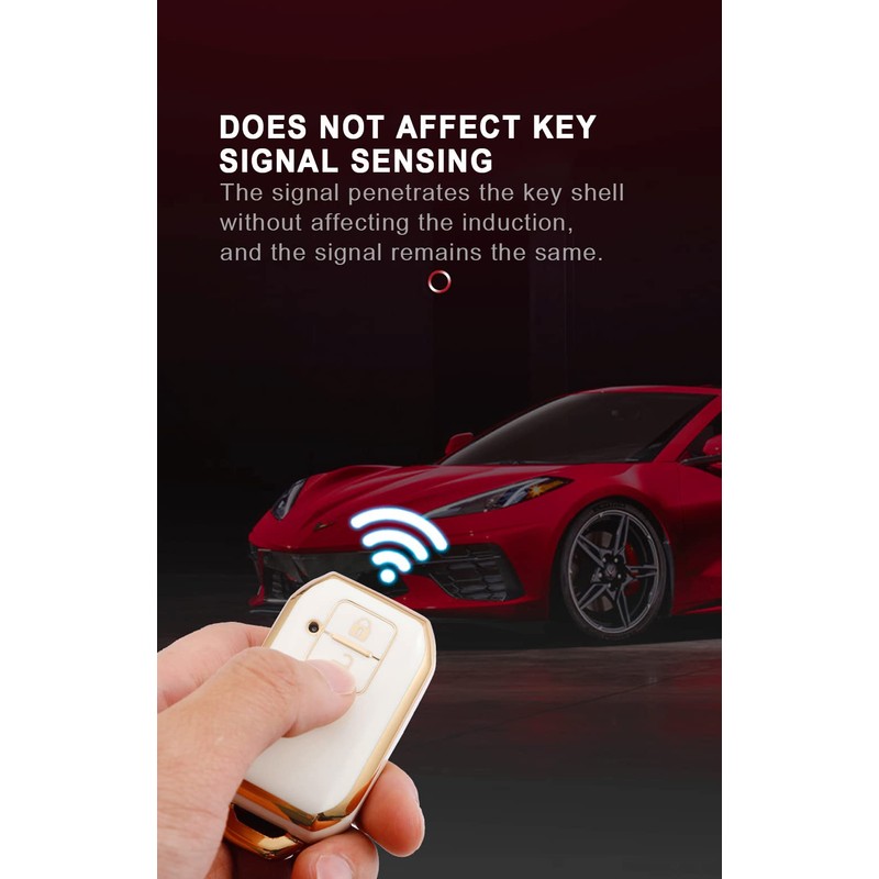 TECART Soft TPU Key Case Cover Fit for Suzuki Ertiga