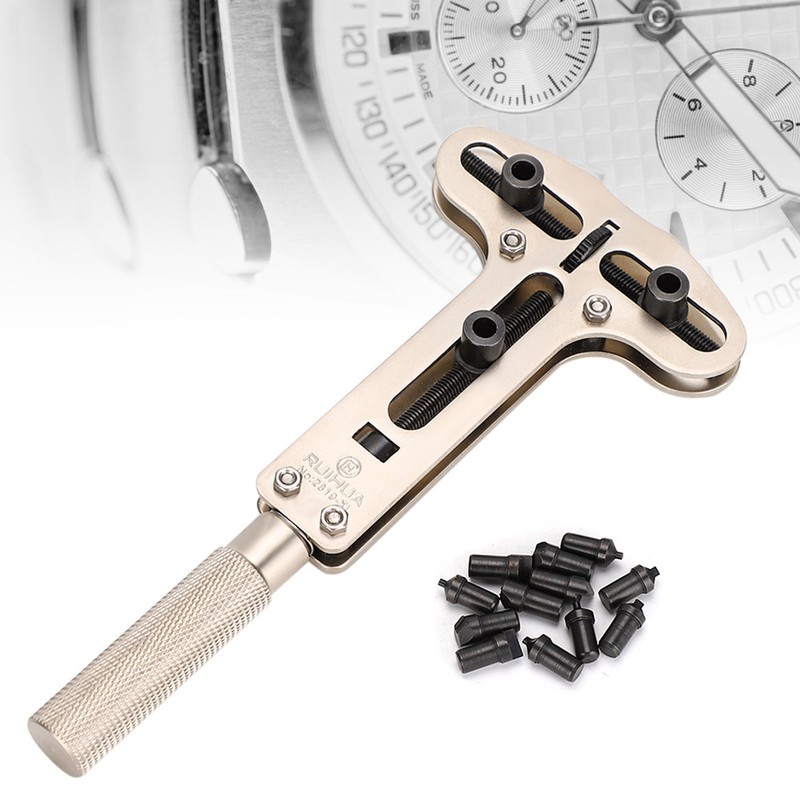 Metal Three Jaw Watch Back Case Opener Cover Remover Wristwatch