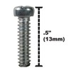 Univen Trimmer Case Cover Screws Replacement for Andis Outliner Trimmers