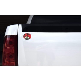 StickerTalk Ladybug Vinyl Stickers, 1 Sheet of 2 Stickers, 3 inches by 2.5 inches Each