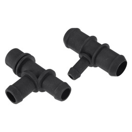 Hihaha HVAC Heater Hose Tee Connector for Ford Transit Connect 2010-2013 / Heater Pipe Connector/Durable / 1 Set Black