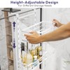 SWTYMIKI Over the Door Shower Caddy - 3 Tier Adjustable