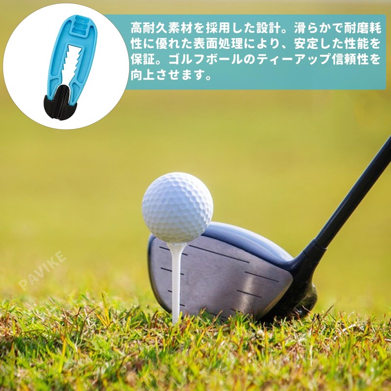 PAVIKE Tee Height Adjustment Tool Golf Tee Height Master Golf