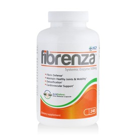HCP Formulas Fibrenza - Systemic Enzyme Complex with Fibrinolytic & Proteolytic Enzymes - Dietary Supplement - 240 Caps