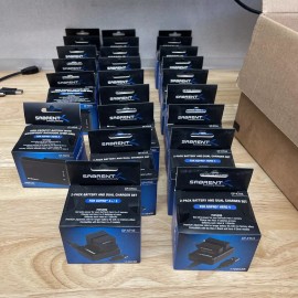 For GoPro Brand New Sabrent 2 Pack Battery Set with Dual Battery Charger for GoPro HERO4