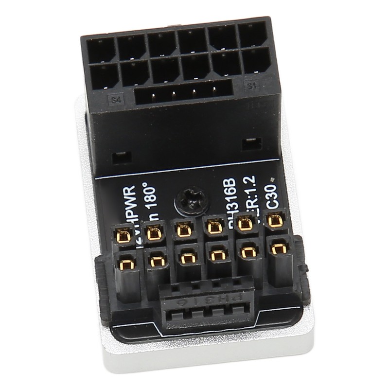 ATX 16Pin Male to 16pin Female 180 Degree Angled Adapter