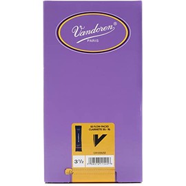 Vandoren CR1035/50 Bb Clarinet Traditional Reeds Strength 3.5; Box of 50