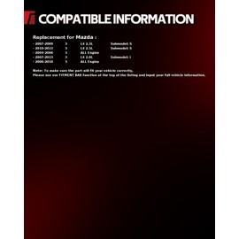 Torchbeam Premium Struts Shock Absorber Assembly for Mazda 3 2004-2013, Front Left Right Complete Unit with Spring & Mount, OEM Replacement, Smooth Ride, Easy Bolt-On Installation 172263/172264