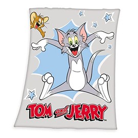 Tom & Jerry Fleece Blanket Size 130/170 cm 100% Polyester