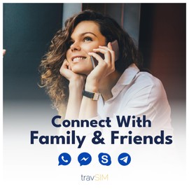 travSIM Europe SIM Card with 24GB of Data (4G/5G speeds) | Valid for 14 Days | Data Only SIM Card | Use VOIP apps Like Skype and Whatsapp for Calls | Use SIM for Europe in All EU Countries