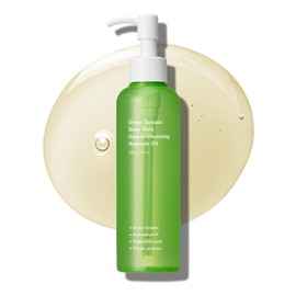 SUNGBOON EDITOR Green Tomato Double Cleansing Ampoule Oil | Makeup remover, Blackhead Removal | Exfoliating Face Wash for Women | Pore Minimizer for Face | Korean Skin Care | 6.76 oz. (200g)