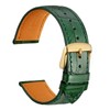 WOCCI Genuine Leather Watch Band 14mm, 18mm, 19mm, 20mm, 21mm,