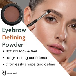 Marie-José Medium Brown Eyebrow Powder - Perfect eyebrows, powder smooth!