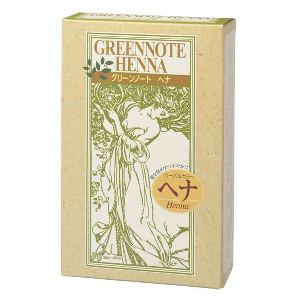 Green Note Henna Herbal Color Herbal Concentration, 3.5 oz (100 g), Orange