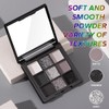 9 Color Smokey Eyeshadow Palette - Highly Pigmented Matte &